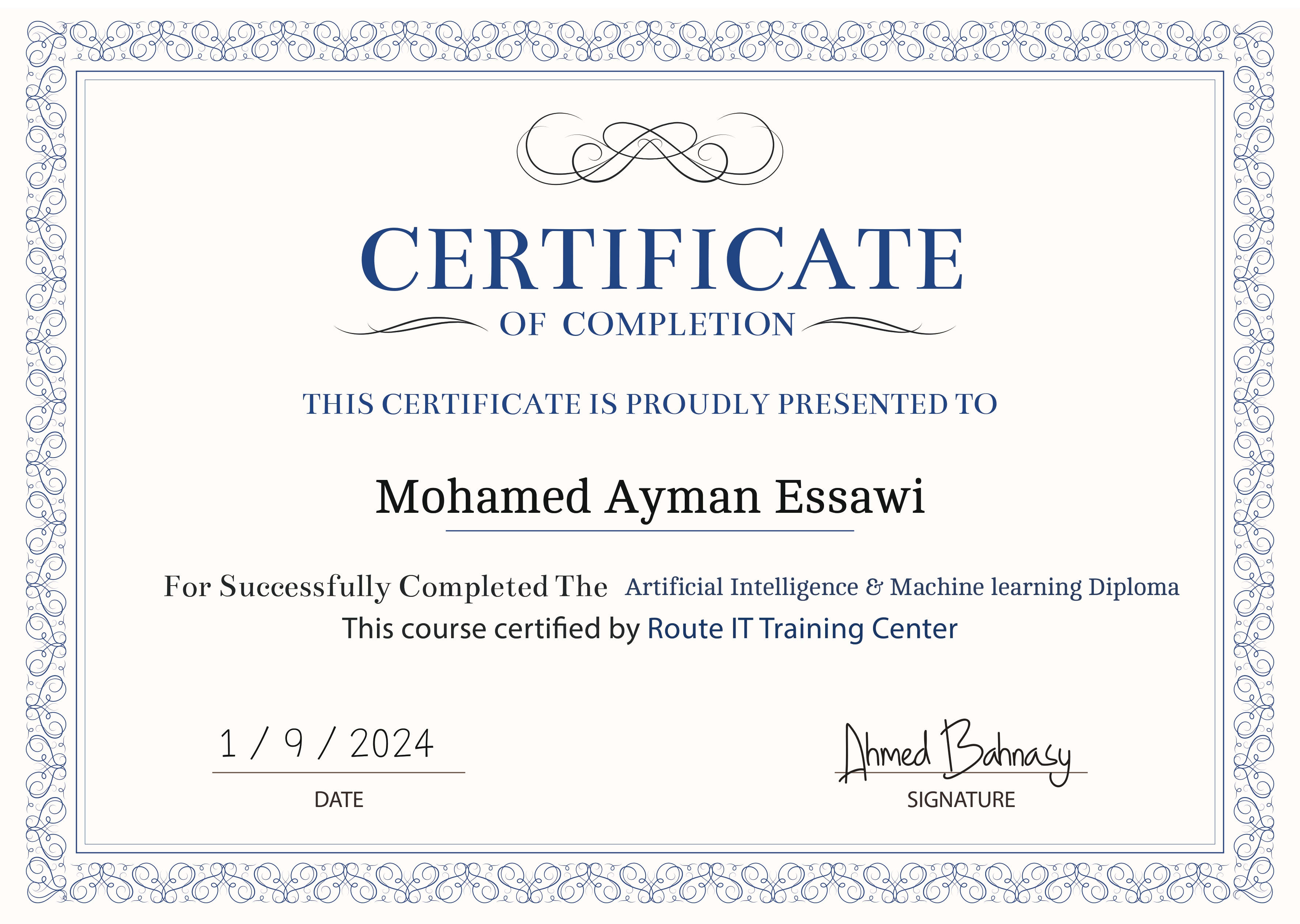 AI and Machine Learning Course
